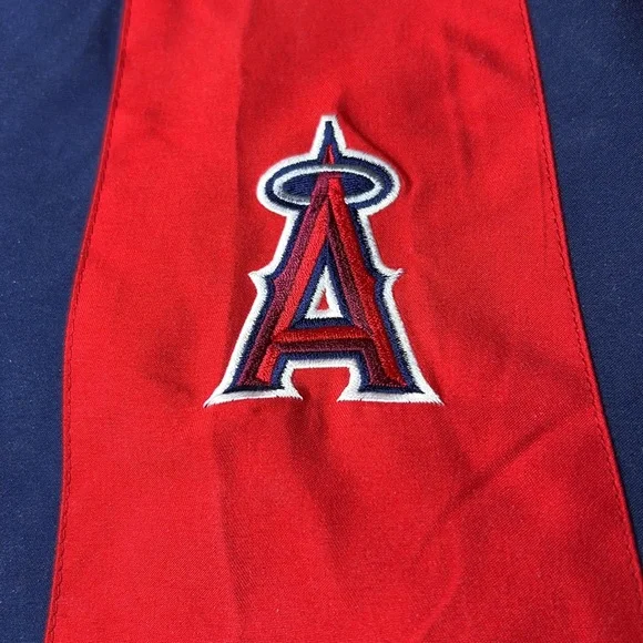 Official MLB Los Angeles Anaheim Angeles Baseball ⚾️ Pullover Windbreaker M - Picture 8 of 13